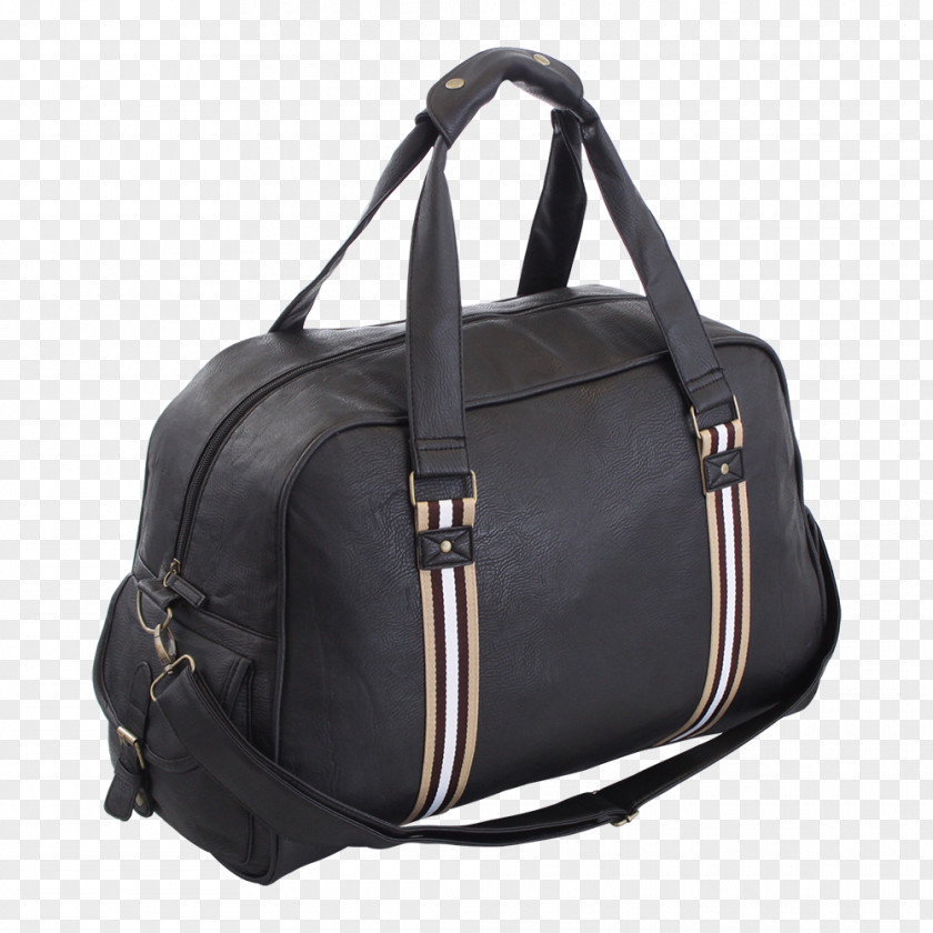 Travel Weekend Handbag Satchel Leather Holdall PNG