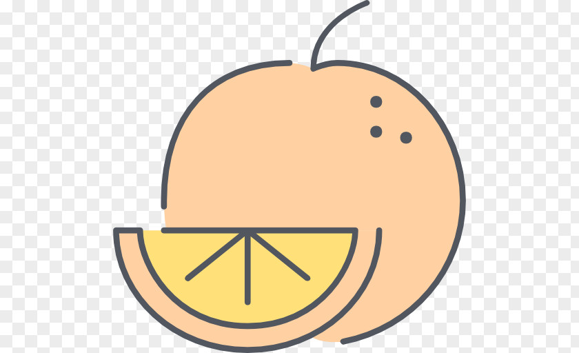 Orange Food Line Clip Art PNG