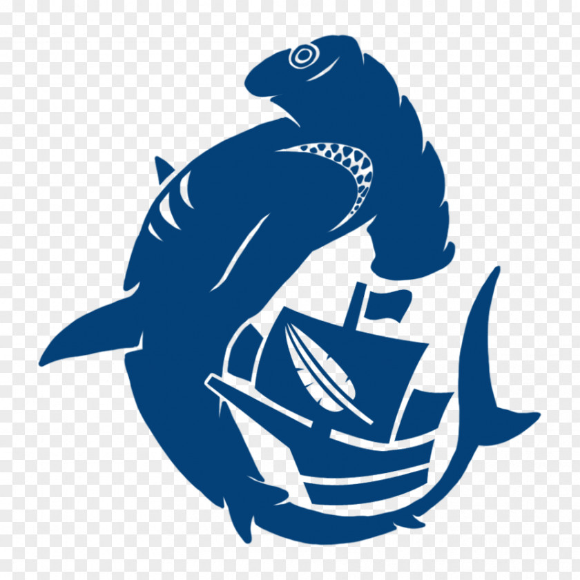 Shark Cobalt Blue Marine Mammal Clip Art PNG