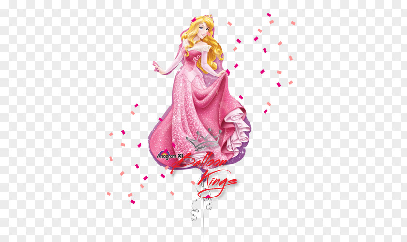 Balloon Princess Aurora Belle Mylar Disney PNG
