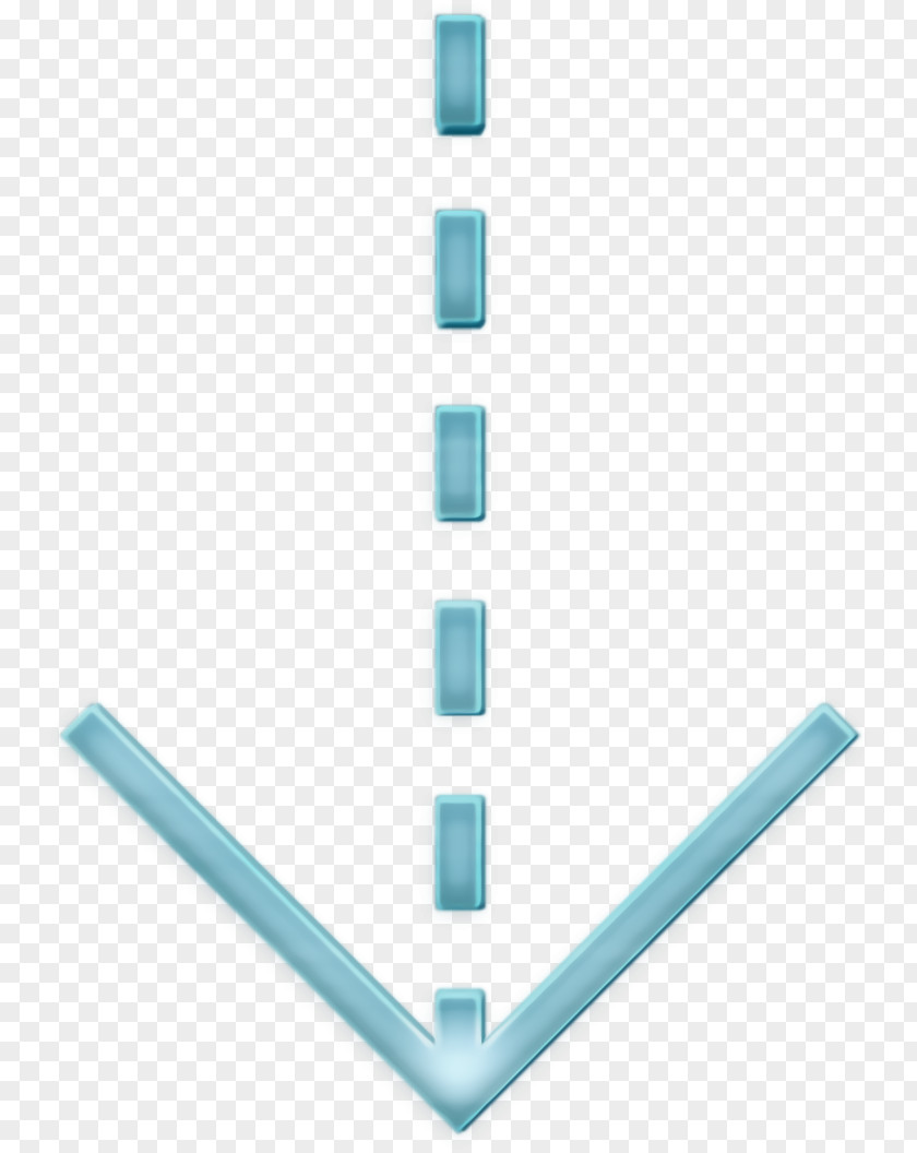 IOS7 Set Lined 1 Icon Down Arrow Download PNG