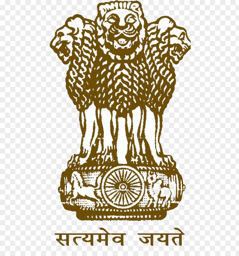 Lion Capital Of Ashoka Sarnath Pillars State Emblem India Satyameva Jayate PNG