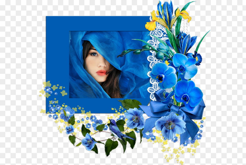 Flower Blue Rose Floral Design PNG