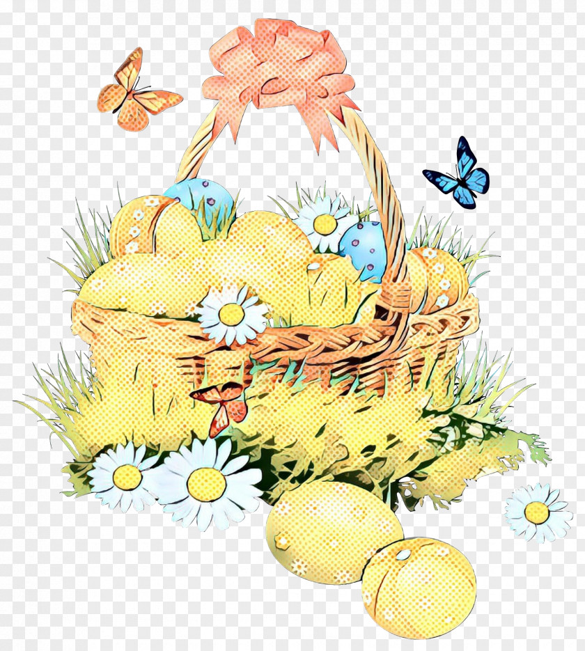 Easter Bunny Egg Basket Clip Art PNG