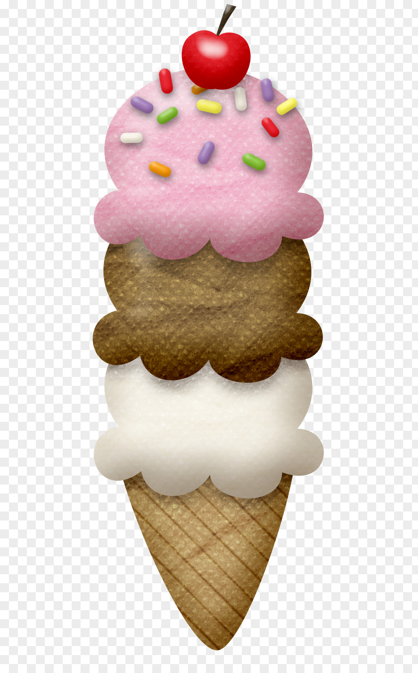 Ice Cream Cones Clip Art Scrapbooking Birthday PNG
