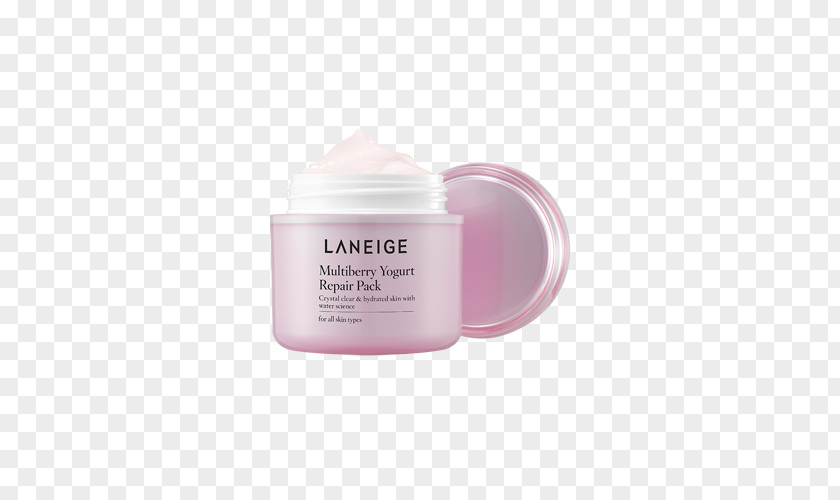 Laneige LANEIGE Multiberry Yogurt Repairing Mask Yoghurt Facial PNG