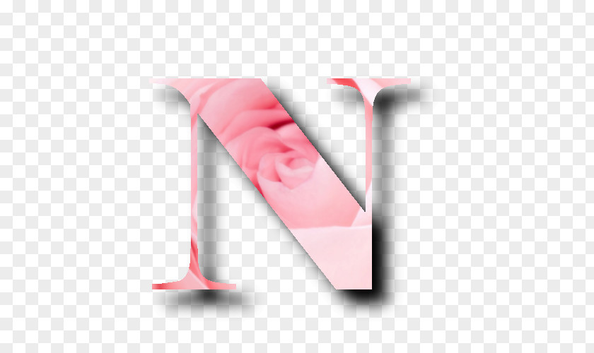Soft Pink M Font PNG