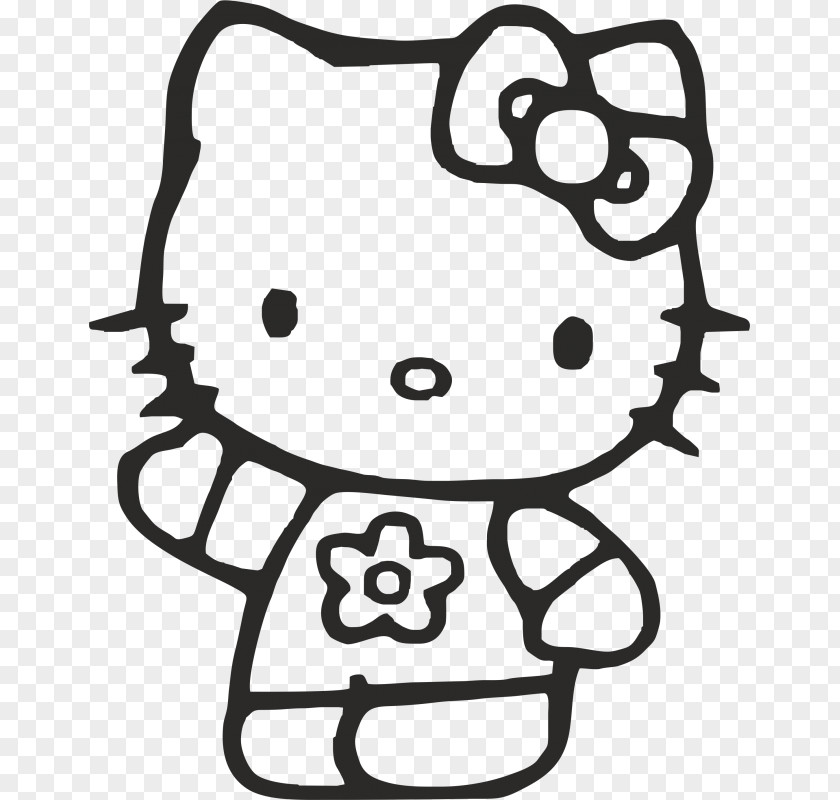 Child Hello Kitty Coloring Book Colouring Pages Christmas Drawing PNG