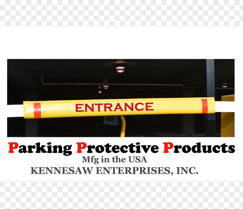 Parking Gate Sleeve Brand Kennesaw Nylon PNG