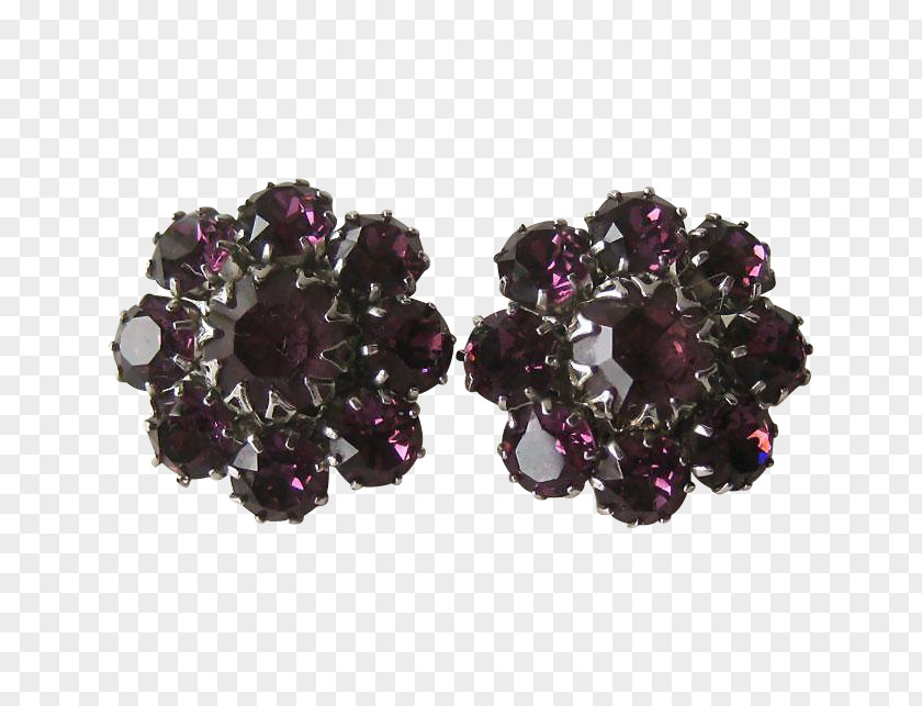 Purple Amethyst Earring Jewellery PNG