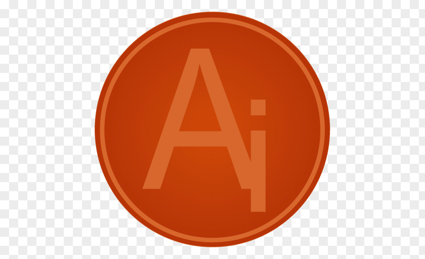 Adobe Ai Orange Circle Symbol Font PNG
