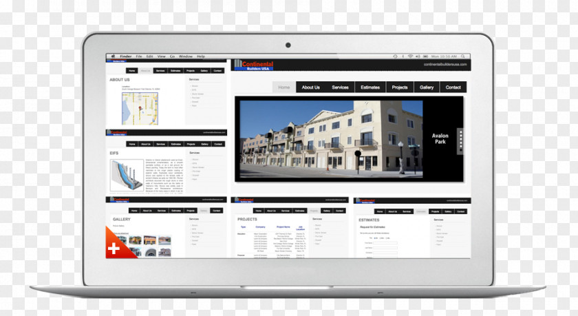 Continental Builders USA Orlando Imagine Digital EXpressions Web Development PNG