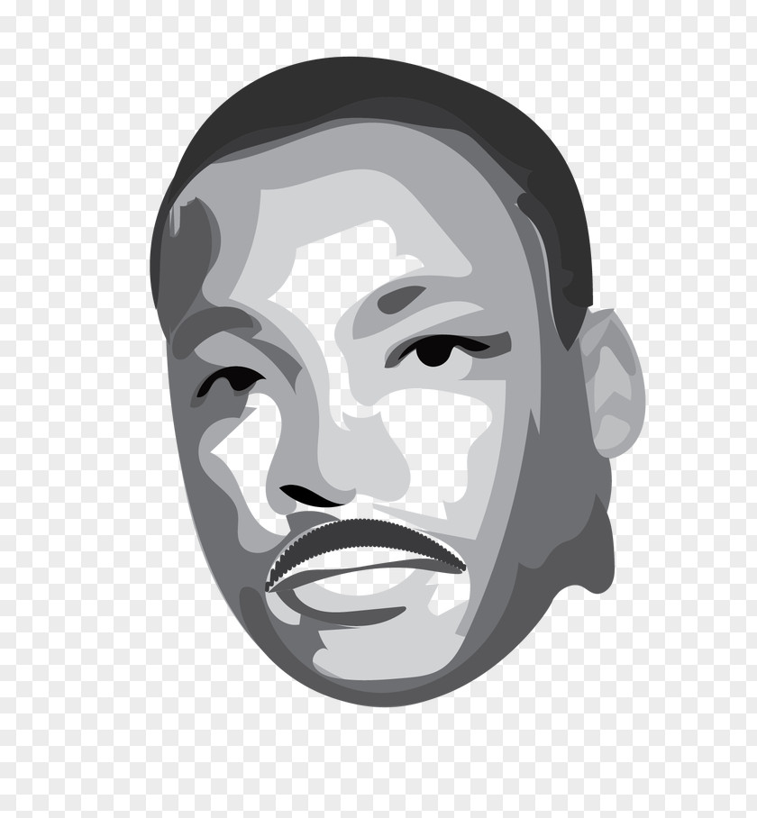 Motion Blur Martin Luther King Jr. Day Animation Illustrator PNG