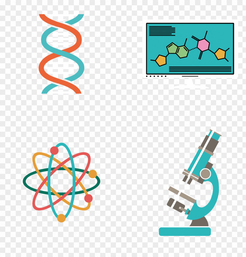 Vector Cartoon Material Microscope Logo Euclidean Icon PNG