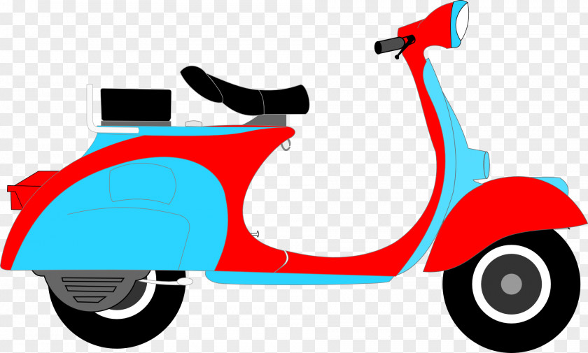 Motorcycle Scooter Moped Vespa Clip Art PNG