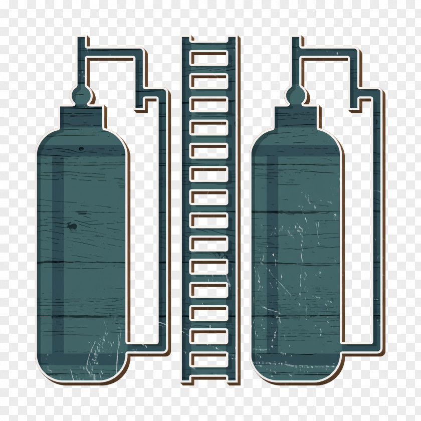 Plastic Bottle Wash Factory Icon PNG
