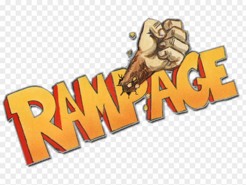 Rampage: Total Destruction Logo Arcade Game Video PNG