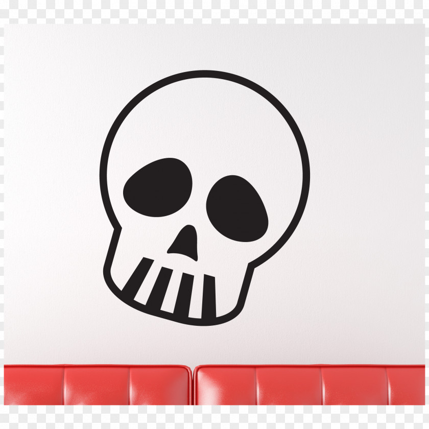 Skull Sticker Font PNG