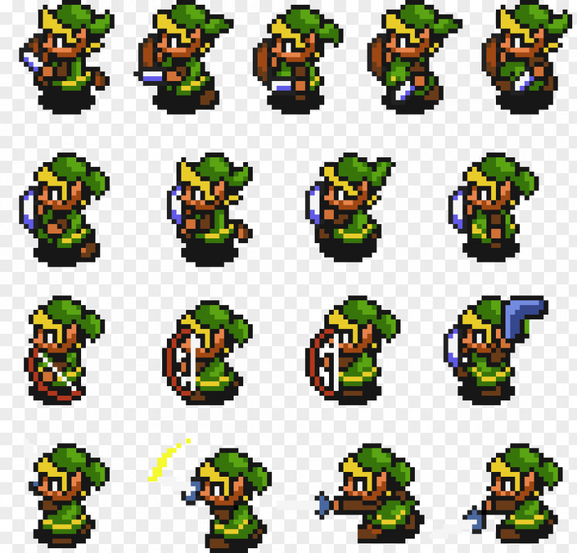 Sprite The Legend Of Zelda: A Link To Past Game PNG