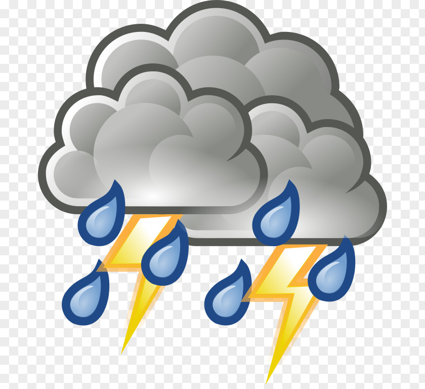 Thunderstorm Cliparts Weather Rain Clip Art PNG