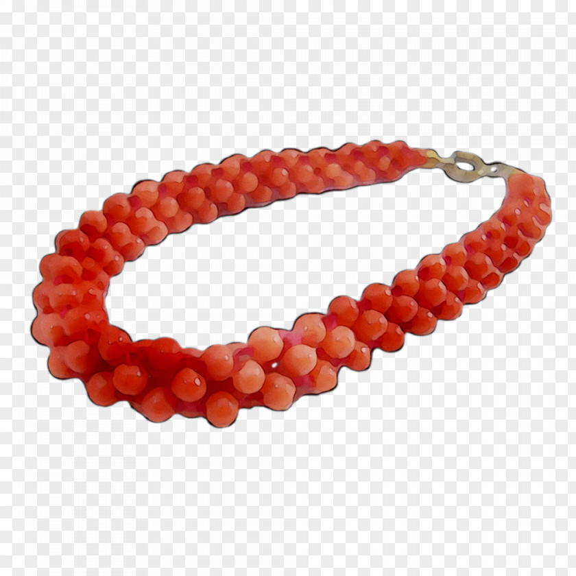 Bracelet Bead Necklace Orange S.A. PNG
