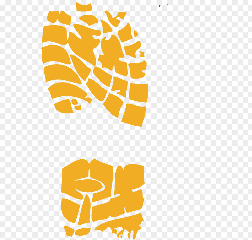 Footprints Painted Shape Icon PNG