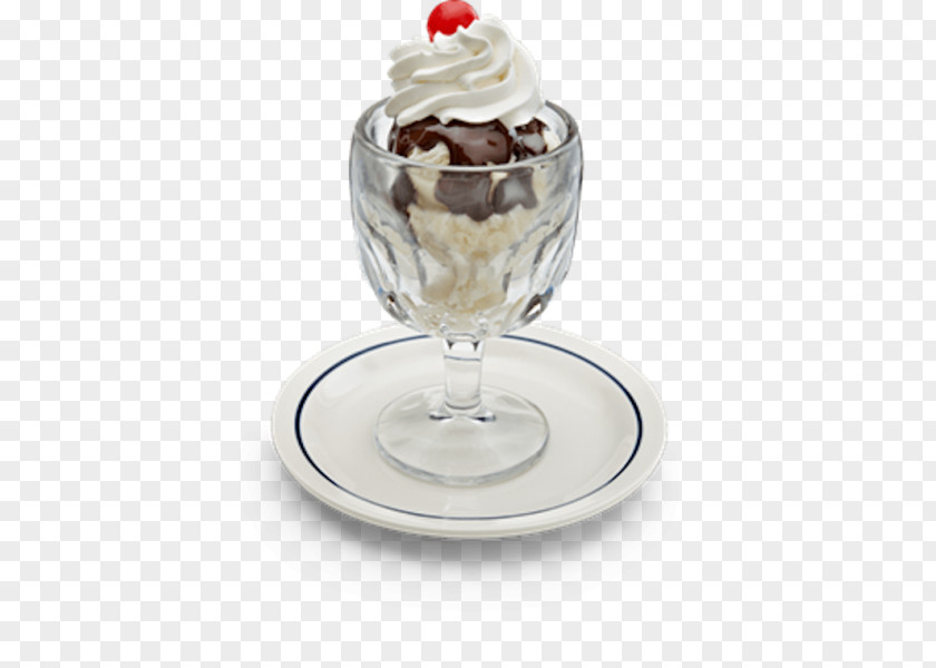 Ice Cream Sundae Cones Fudge Chocolate PNG