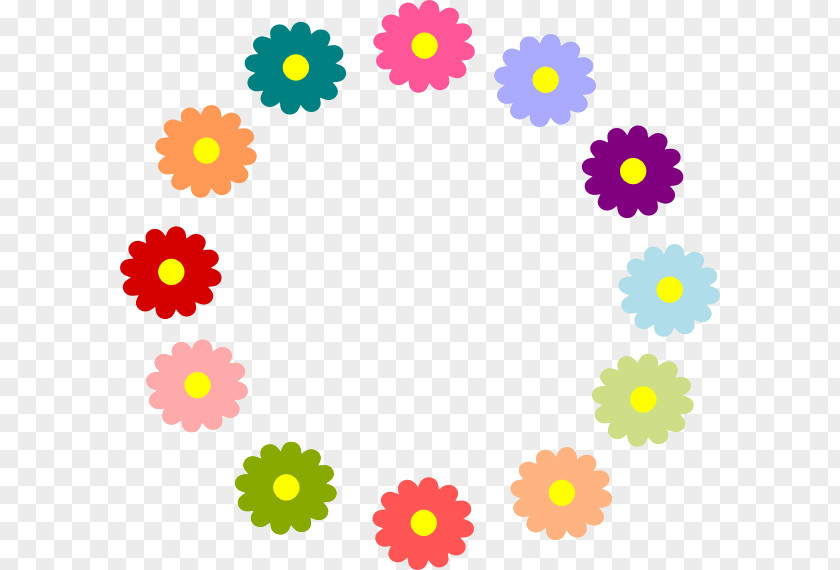 Small Wreath Cliparts Rainbow Rose Flower Clip Art PNG