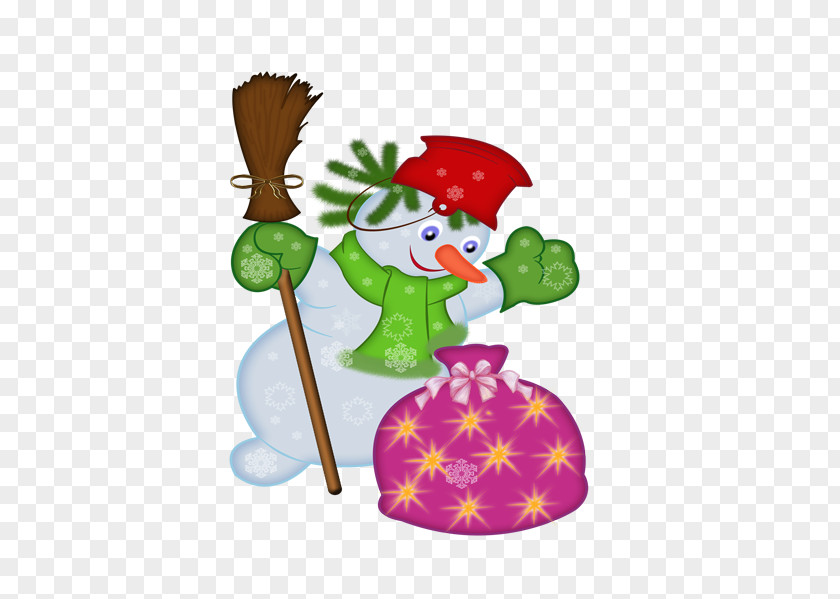 Snowman Broom Christmas Clip Art PNG