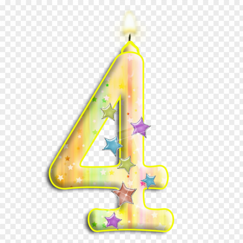 4 Years Numerical Digit Clip Art PNG
