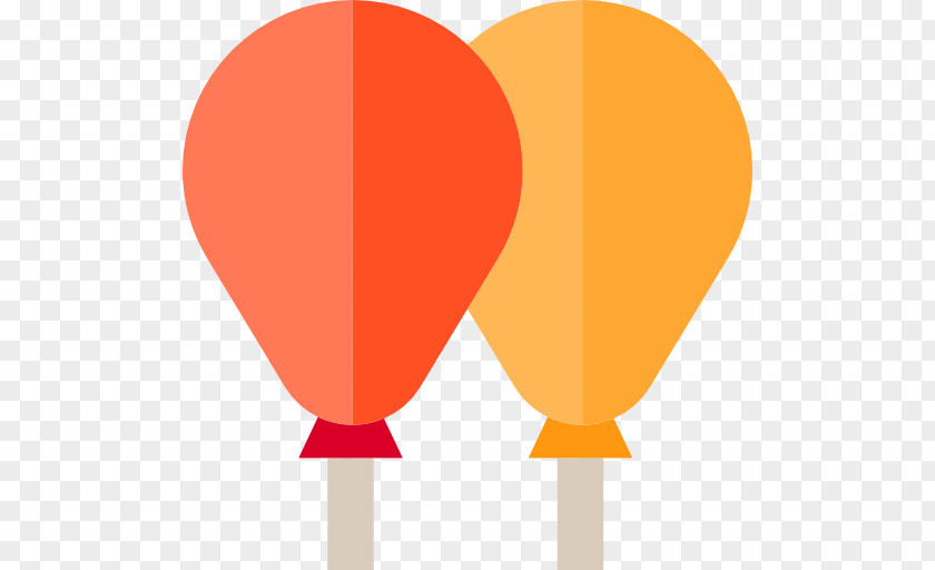 Flat Balloons Hot Air Balloon Font PNG