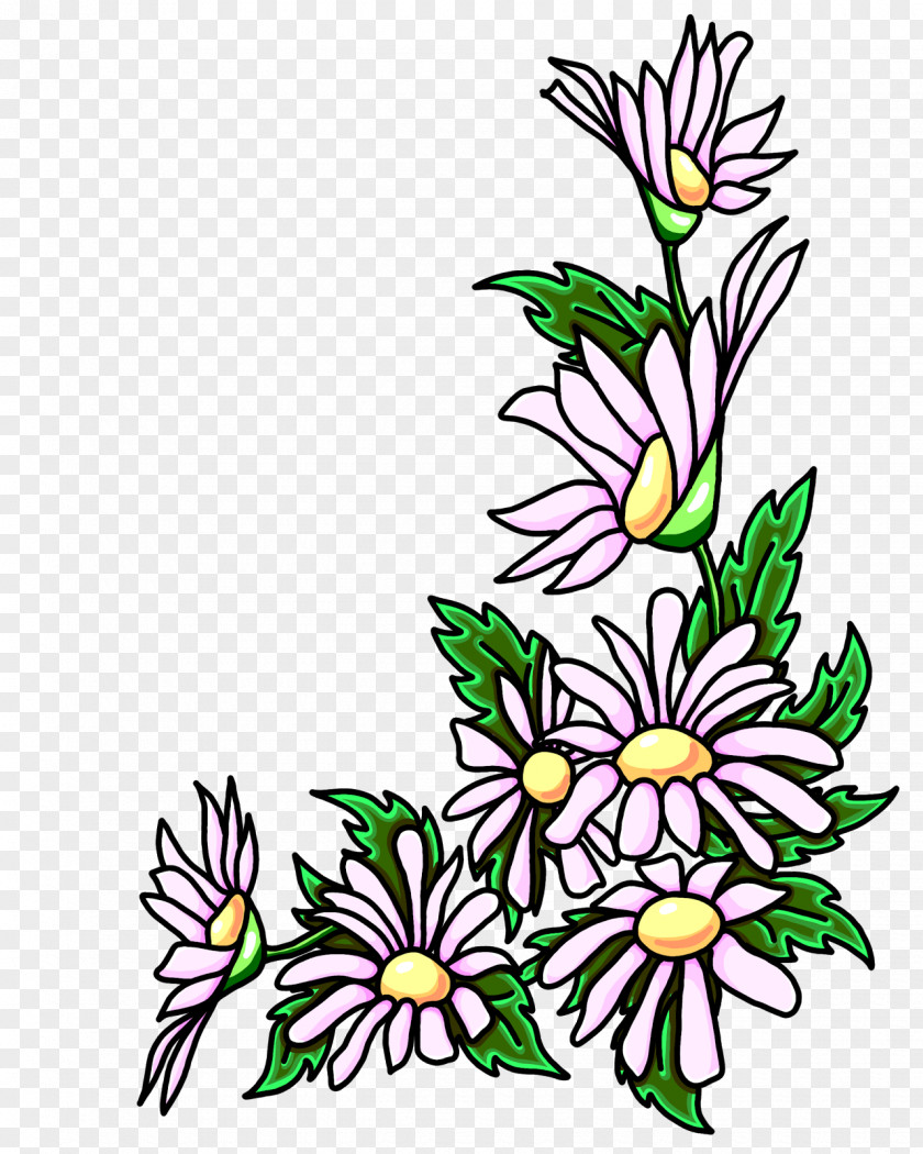 Misty Meadow Floral Clipart Set Design Royalty-free Clip Art PNG