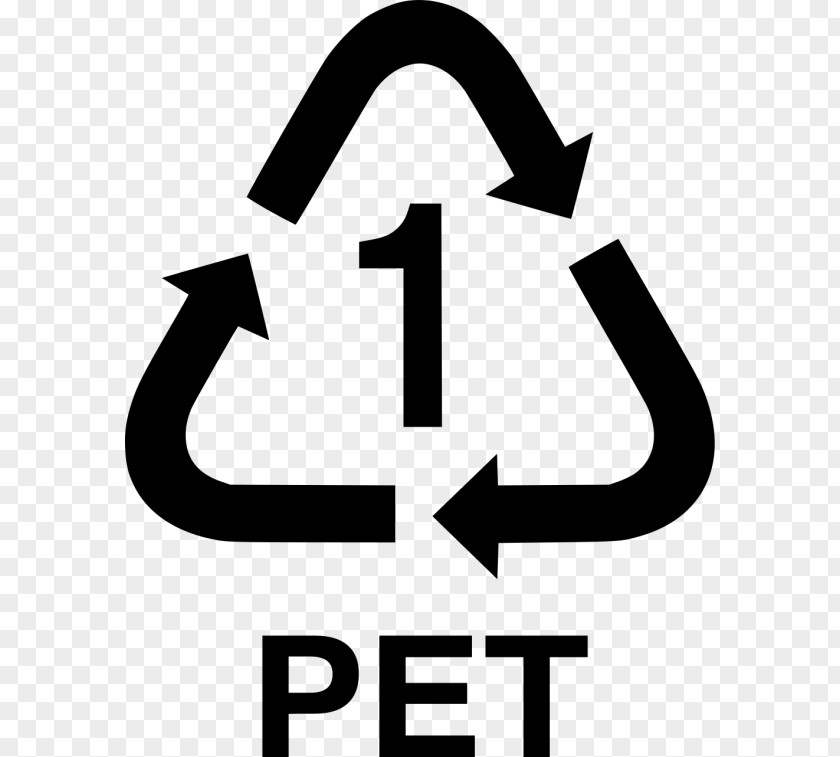 Recycling-symbol Polyethylene Terephthalate Resin Identification Code PET Bottle Recycling Plastic PNG
