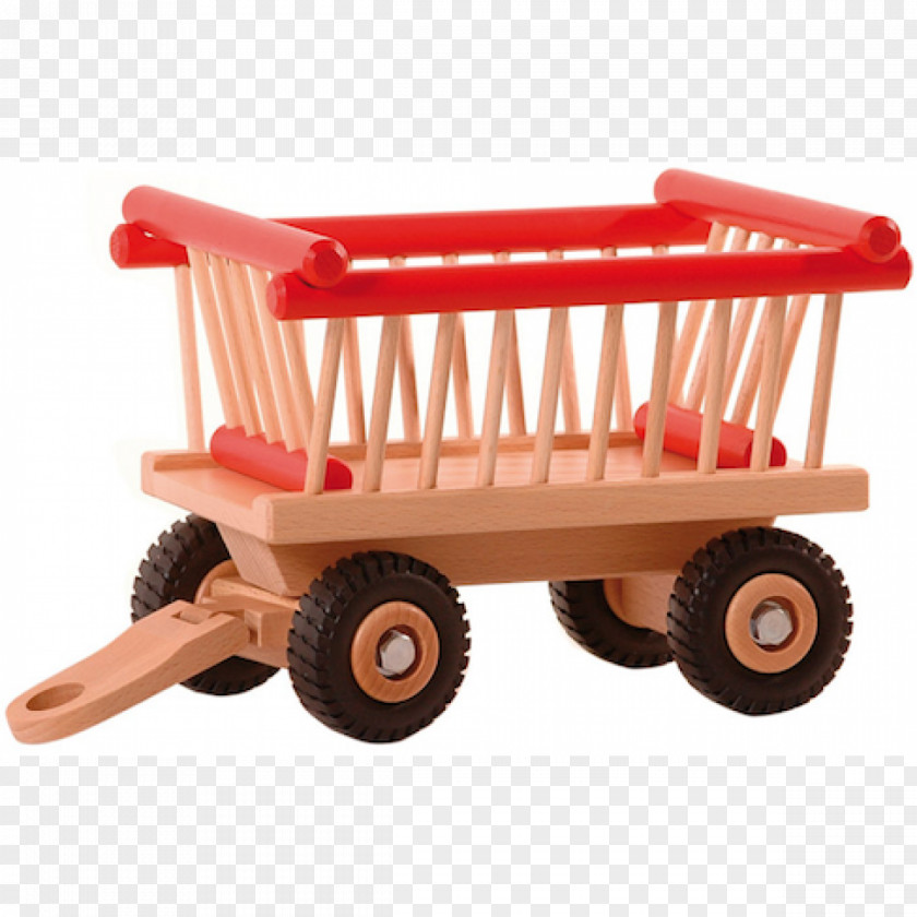 Toy Cart Holzspielzeug Farm Hooiwagen PNG