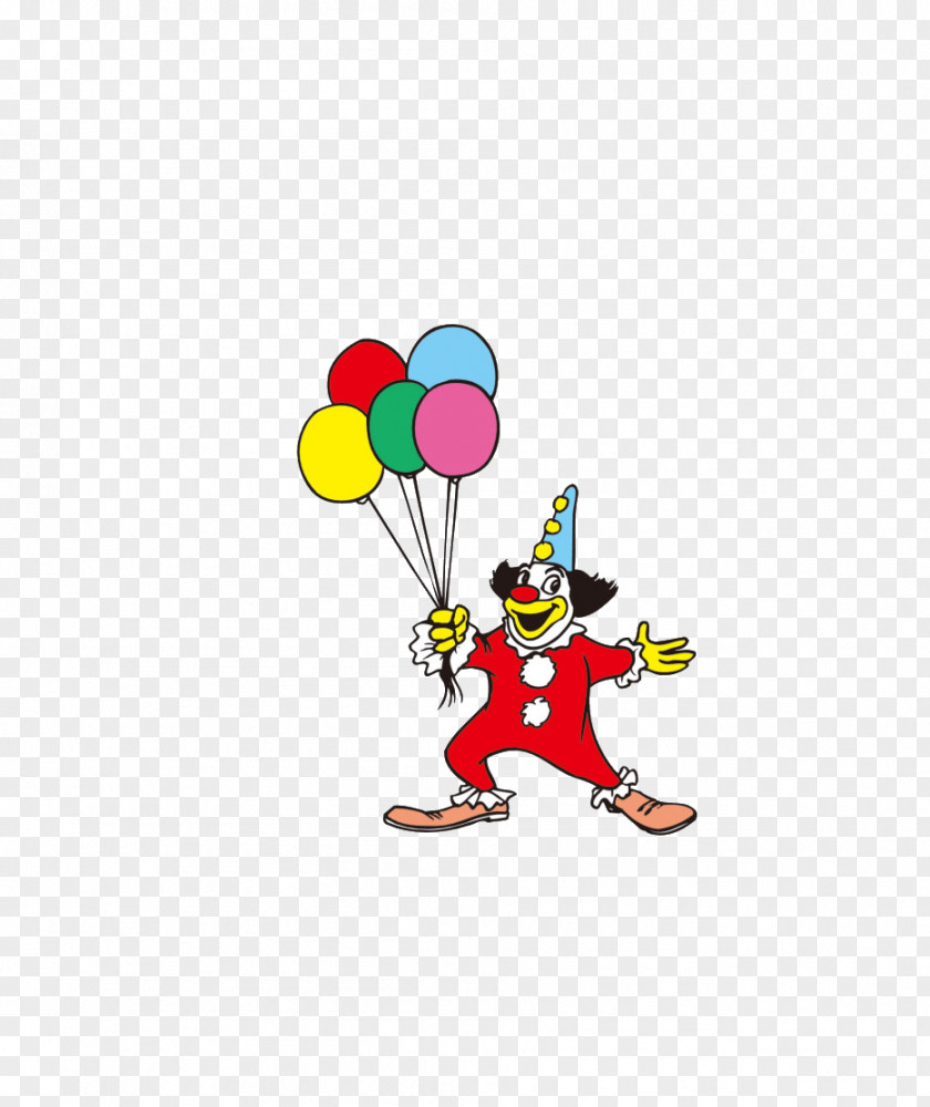 Clown Balloons Take Balloon Circus PNG