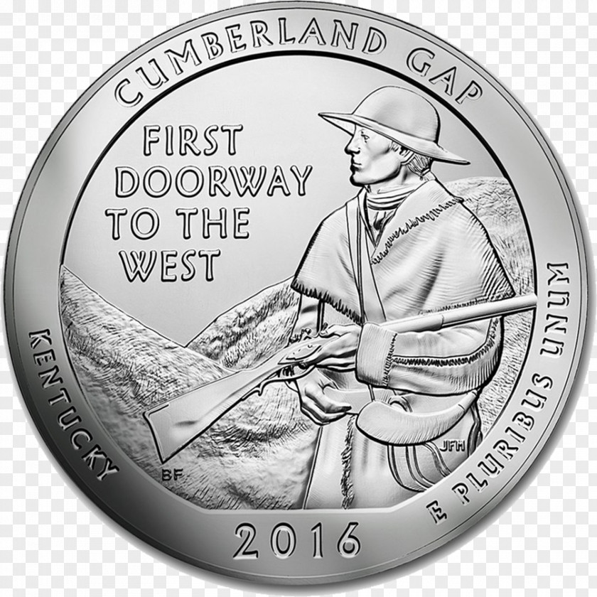 Coin Collecting Cumberland Gap America The Beautiful Silver Bullion Coins Voyageurs National Park Shawnee Forest PNG