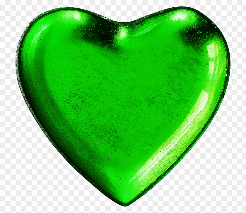 Heart Green PNG