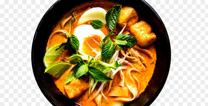 Laksa Red Curry Thai Cuisine Malaysia Chinese PNG