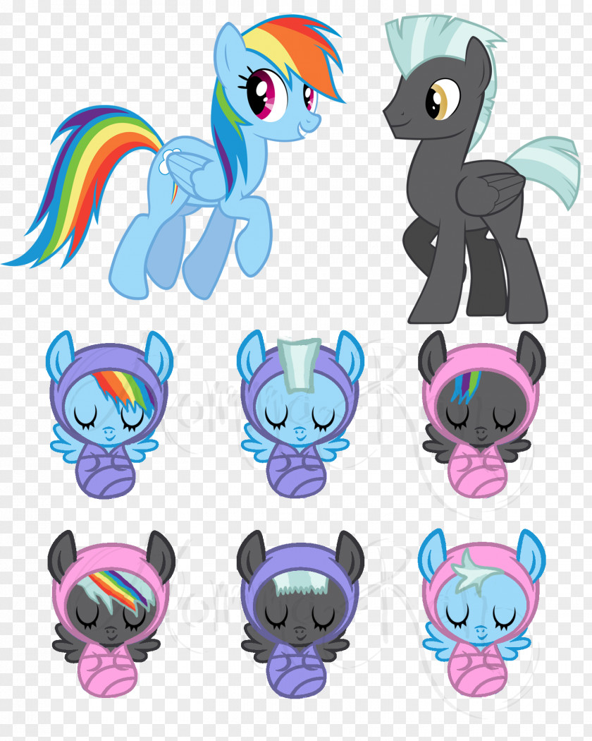 My Little Pony Rainbow Dash Foal Applejack Pinkie Pie PNG