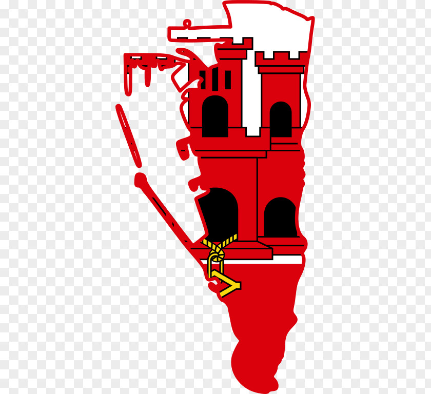 Pixel Flag Of Gibraltar Rock Map Iraq PNG