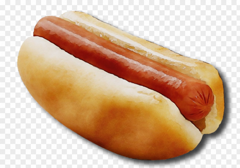 Sausage Bun Food Fast Saveloy Frankfurter Würstchen Cuisine PNG