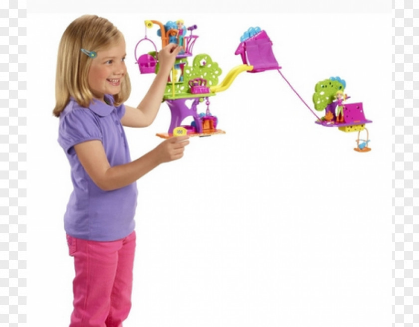 Toy Playset Polly Pocket Tree House Doll PNG