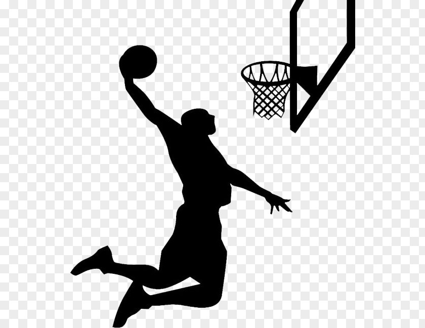 Basketball Wall Decal Player Slam Dunk Sport PNG