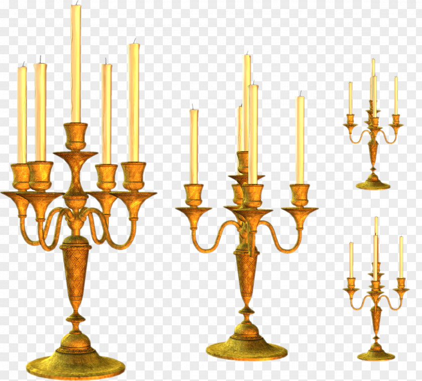 Candle Candlestick Menorah PNG