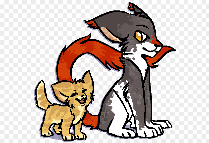 Cat Red Fox Dog Cartoon Clip Art PNG