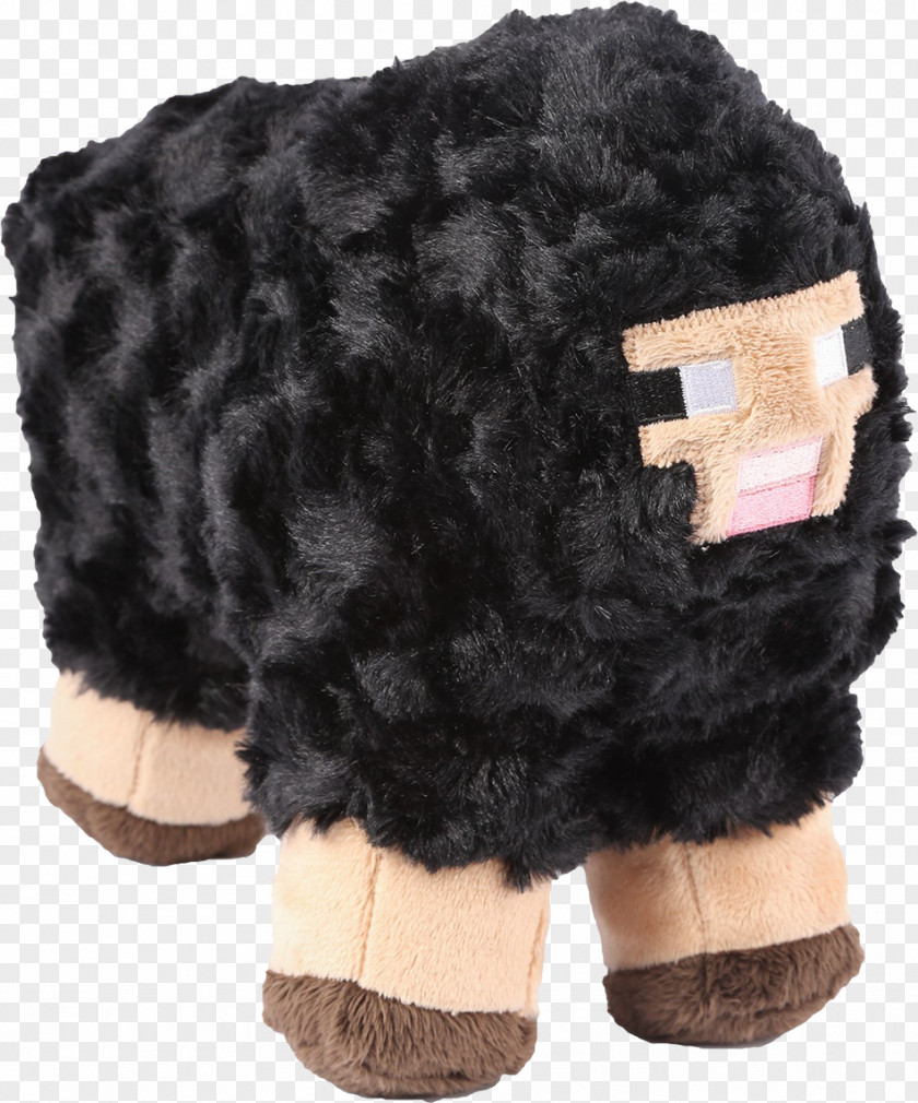 Black Sheep Minecraft Stuffed Animals & Cuddly Toys Video Games PNG