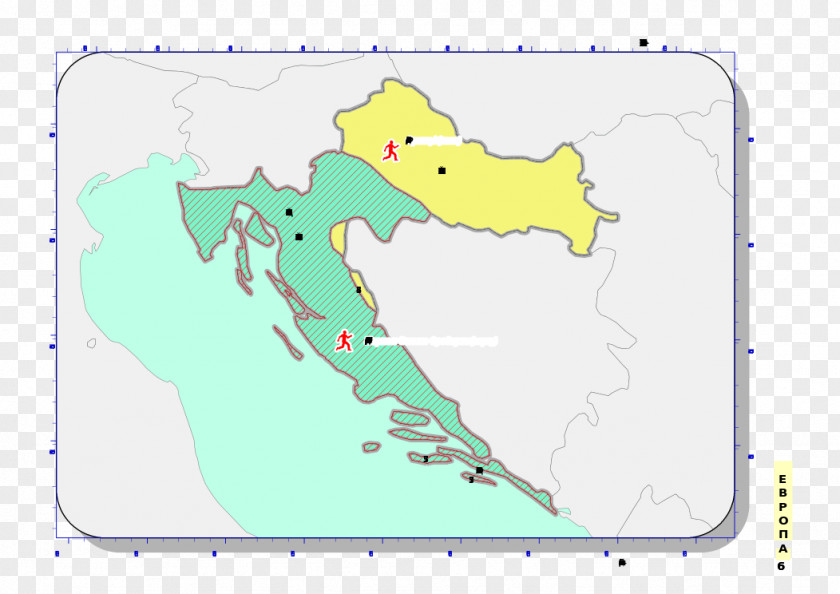 Map Croatia Bald Eagle Adriatic Sea Blank PNG