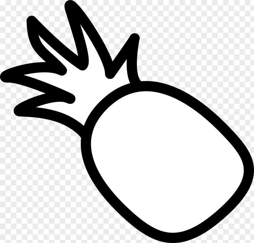 Pineapple Cliparts Black Rot And White Clip Art PNG