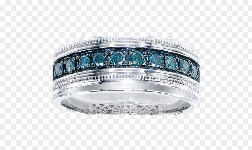 Wedding Ring Engagement Blue Diamond PNG
