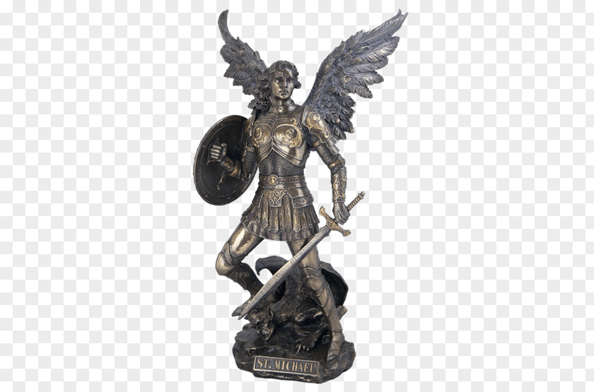 Angel Michael Lucifer Archangel Statue PNG